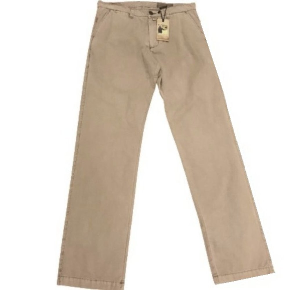 New Comstock & Co Casual Fit Classic Khaki Pants